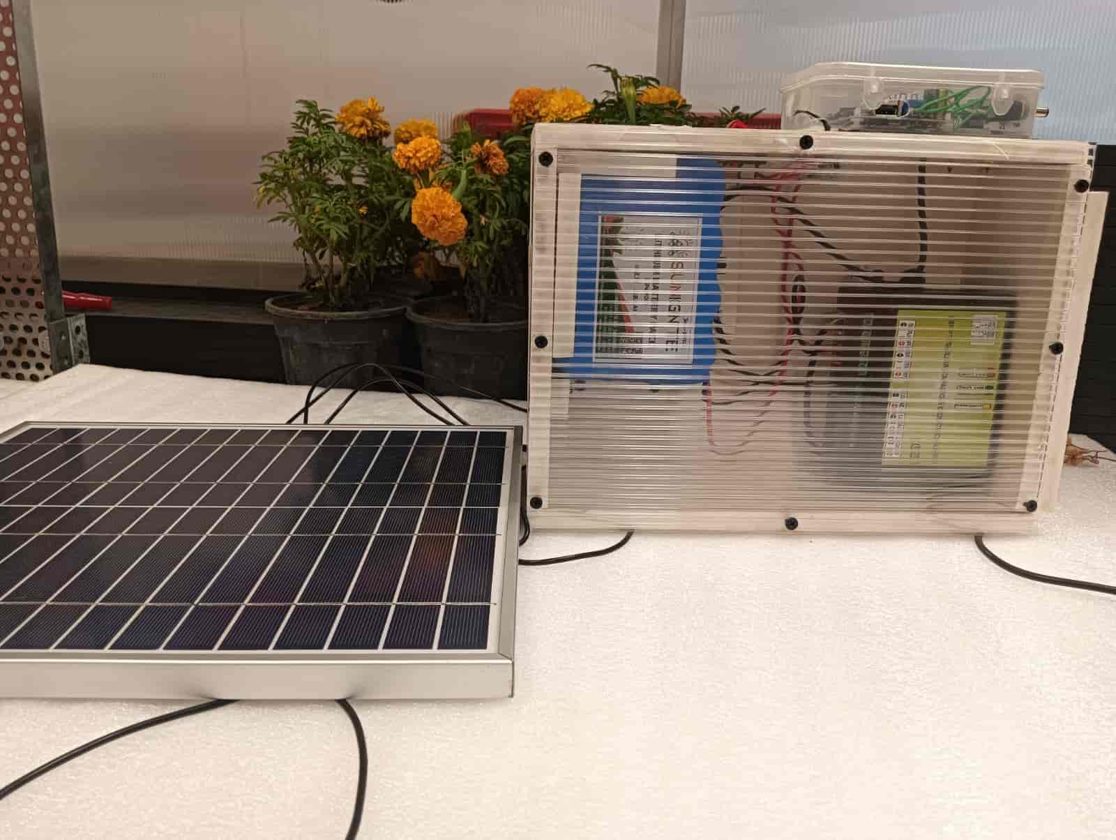 A-RIS with solar panel integration — renewable-powered sensing